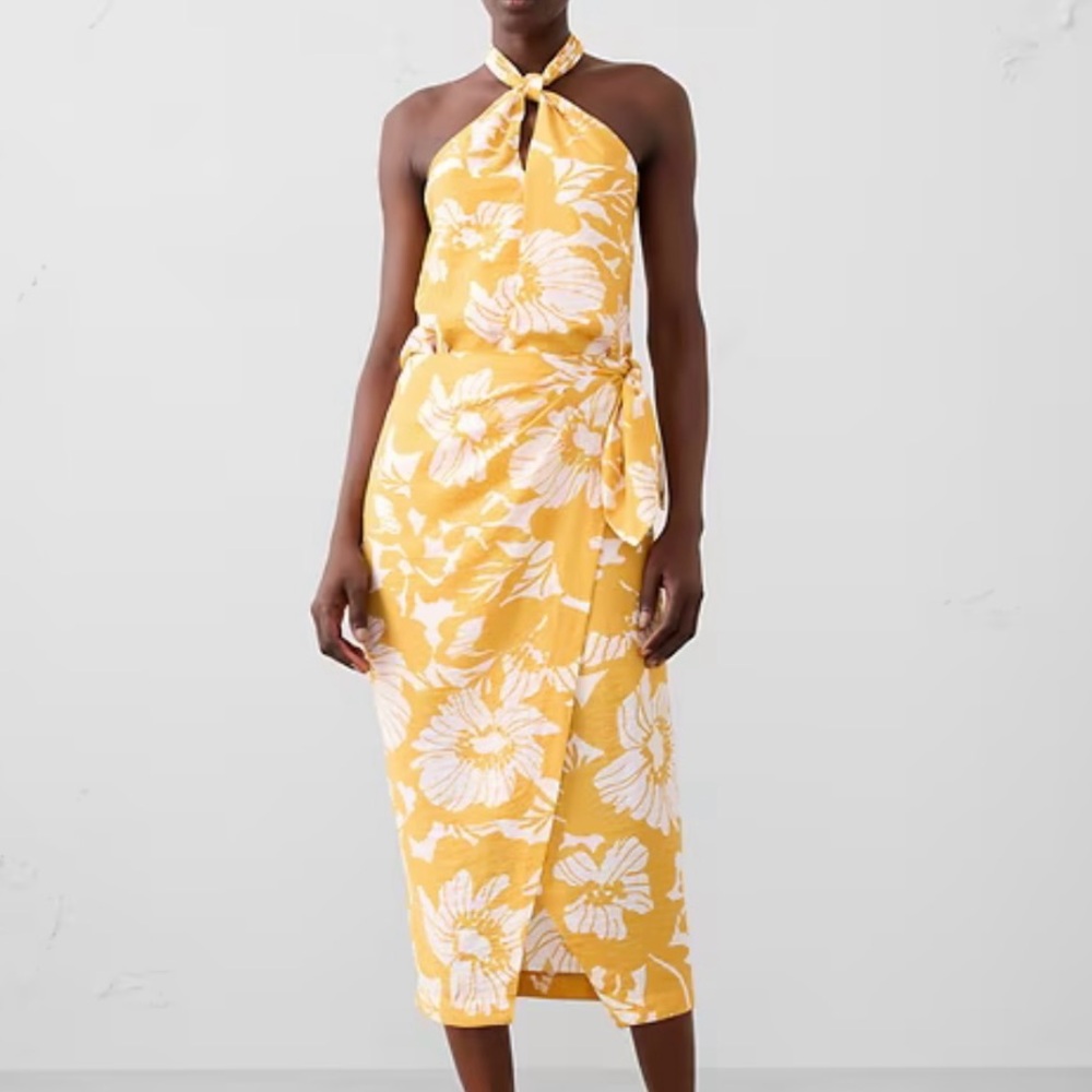 Banana Republic Faux Wrap Midi 12